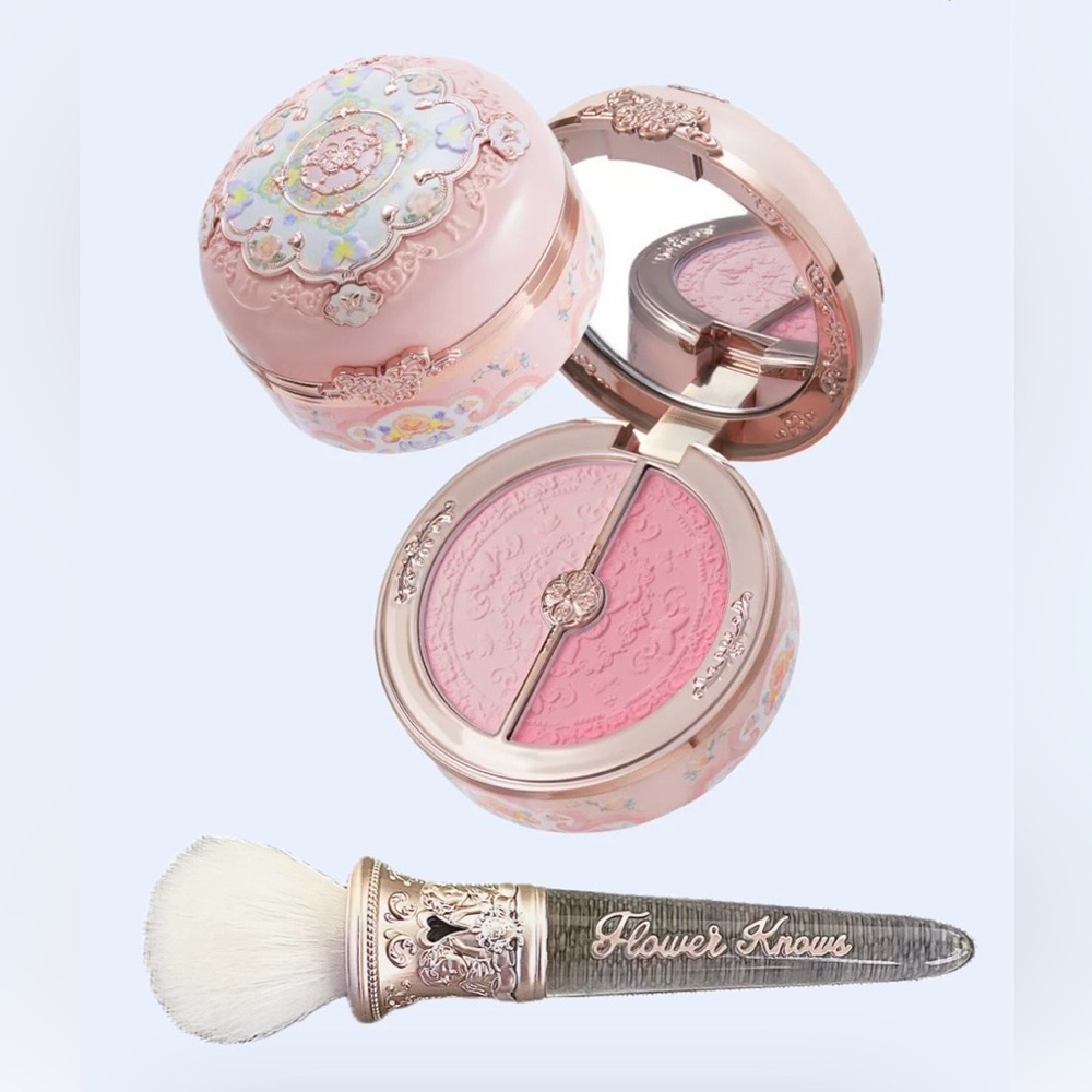 Blush & Highlighter Duo Powder/Brush